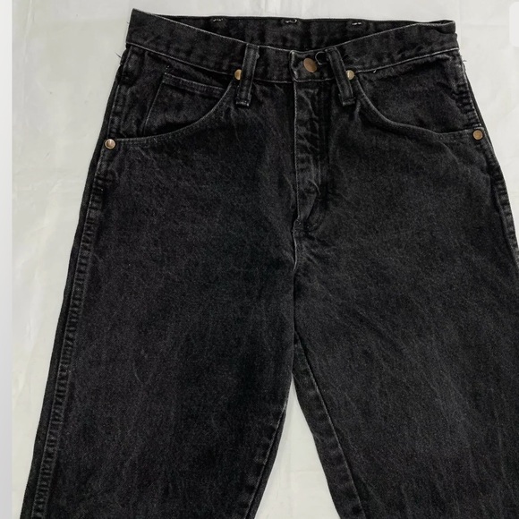 Vintage black faded Wranglers size 27 - Picture 2 of 6